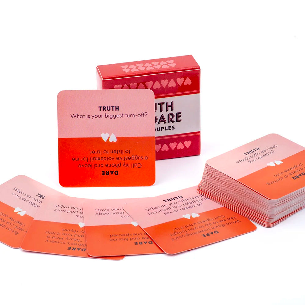 Truth or Dare for Couples Naughty Party Board Game Set 51 Questions!