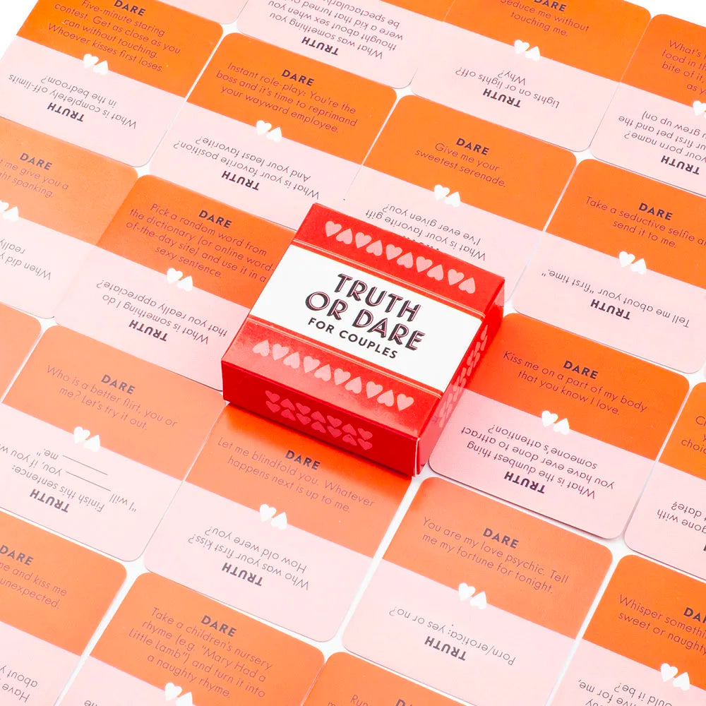 Truth or Dare for Couples Naughty Party Board Game Set 51 Questions!