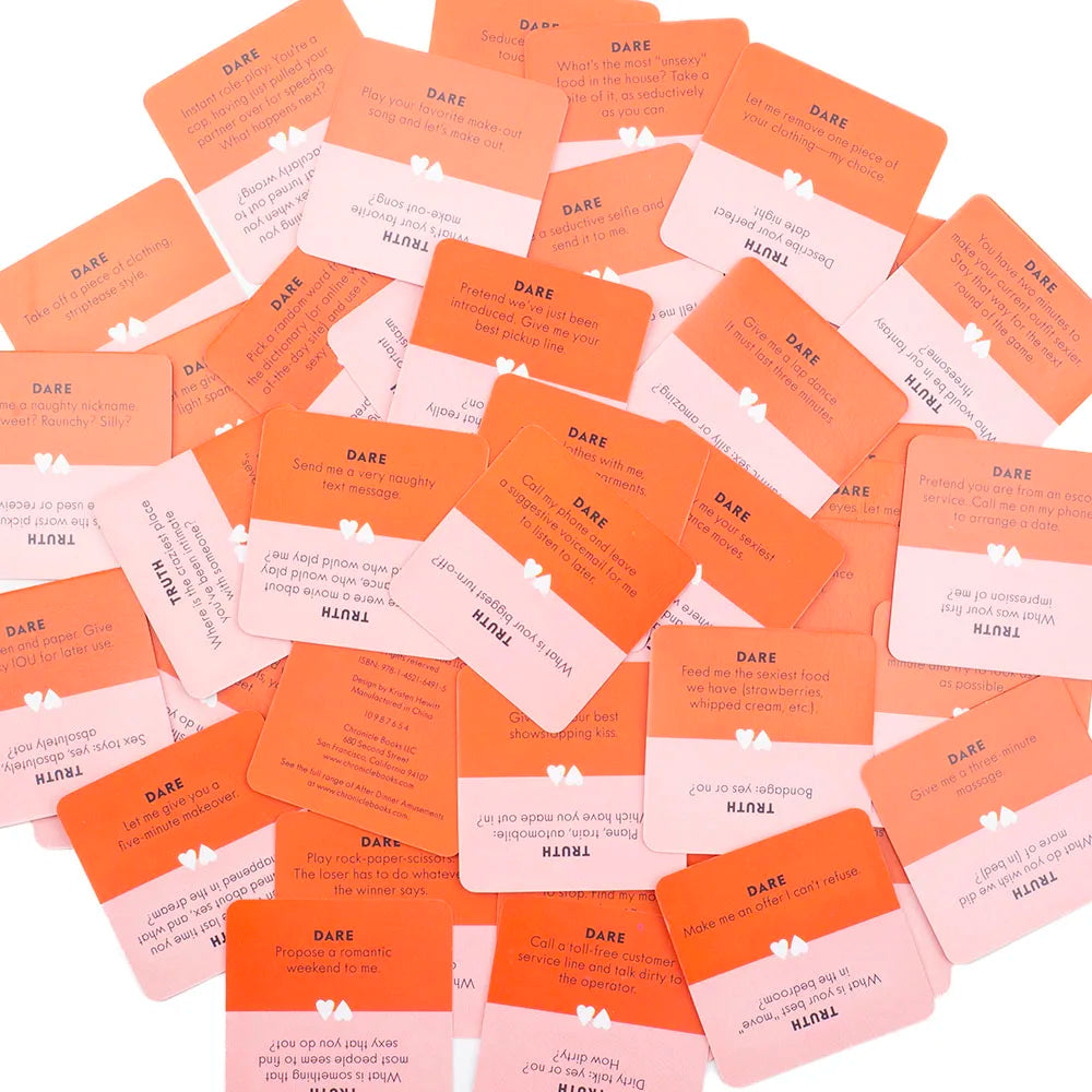 Truth or Dare for Couples Naughty Party Board Game Set 51 Questions!